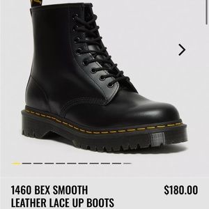 Dr. Martens 1460 Bex Smooth Leather Lace Up Boots